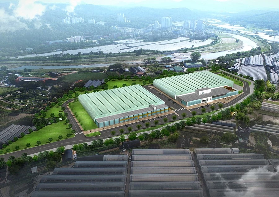 한국화훼농협 고양화훼유통센터 조감도