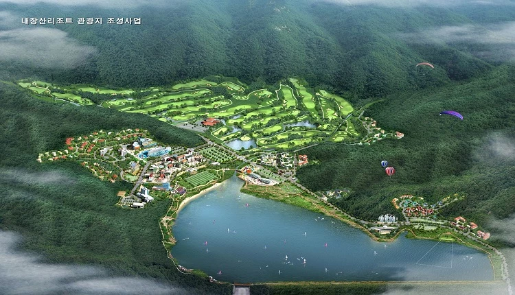 내장산리조트 관광지 조성사업 조감도 / 정읍시