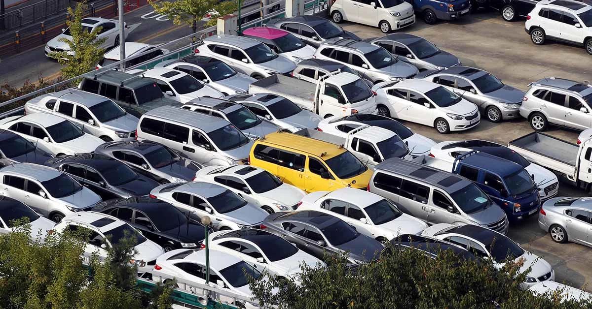 서울 강서구의 한 중고차 매매단지. / 뉴스1