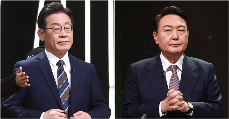 이재명·윤석열 후보 / 뉴스1