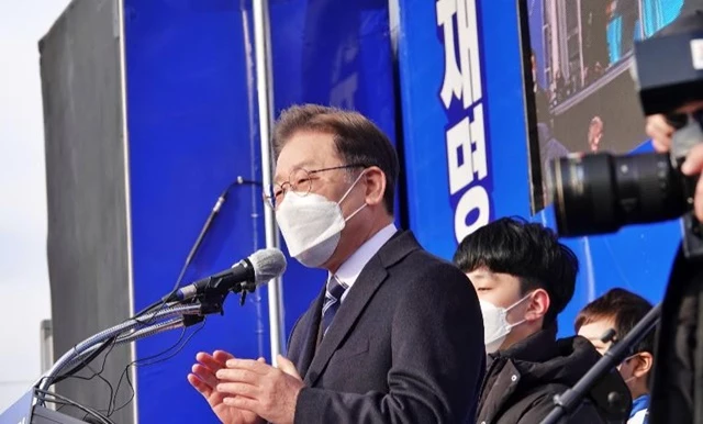 더불어민주당 이재명 대통령 후보가 공식 선거운동 첫 날 부산을 방문했다. / 사진제공=민주당선대위