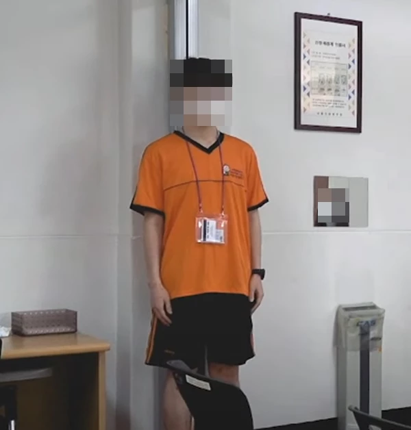 신검을 받고 있는 남성 /유튜브 채널 '병무청'