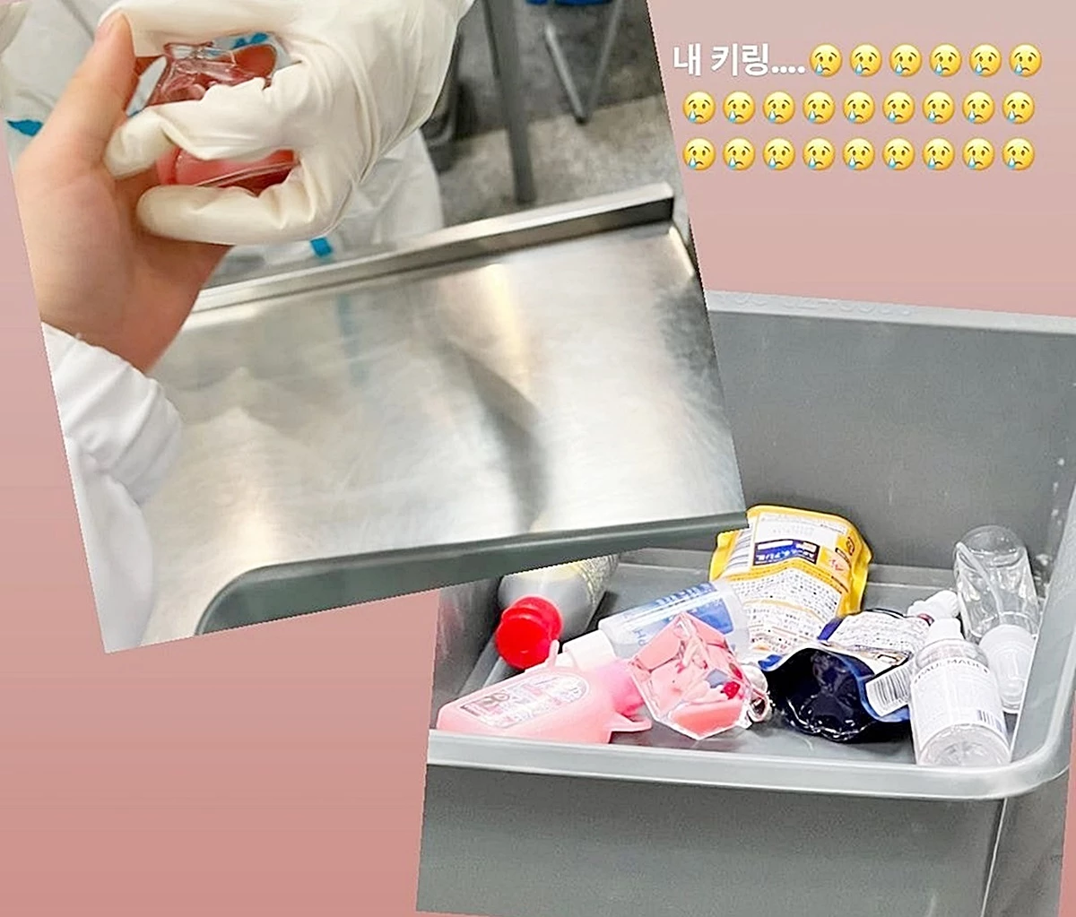 해당 사진을 확대했다