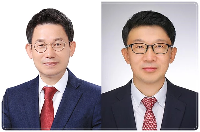 문영훈 광주시 행정부시장(왼쪽)· 김정훈기획조정실장