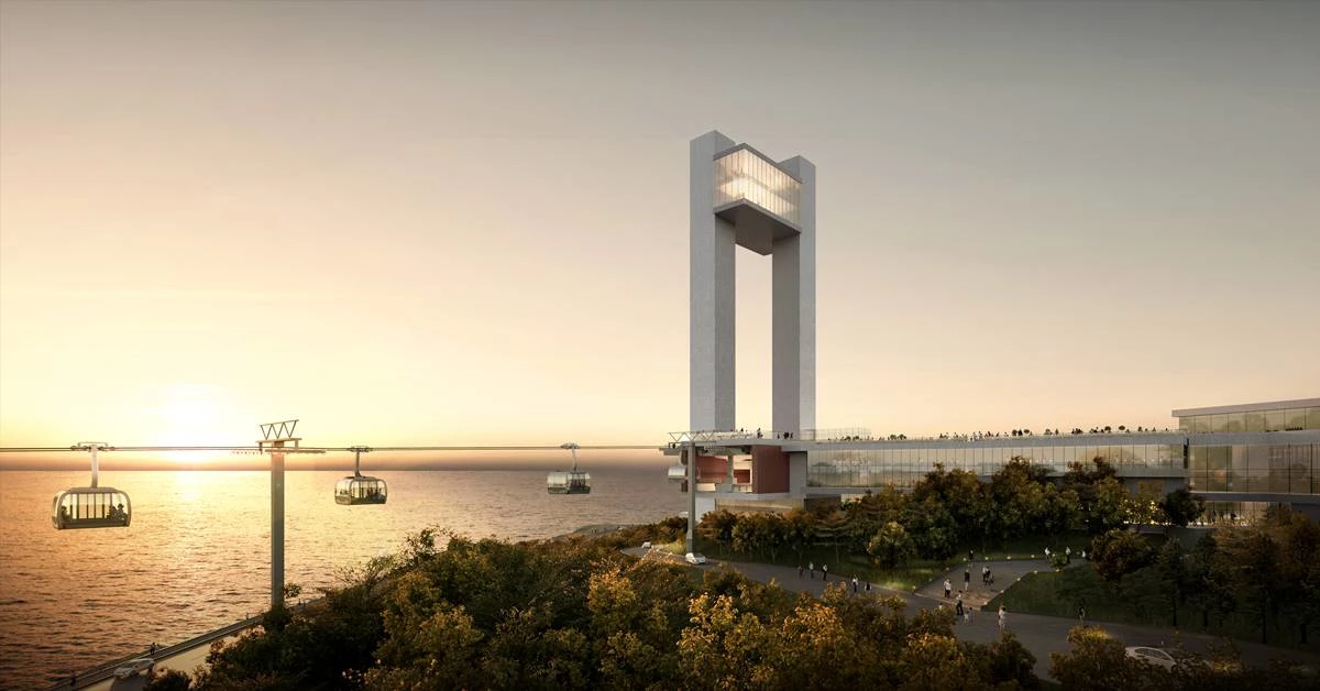 영덕해상케이블카 조감도./영덕군