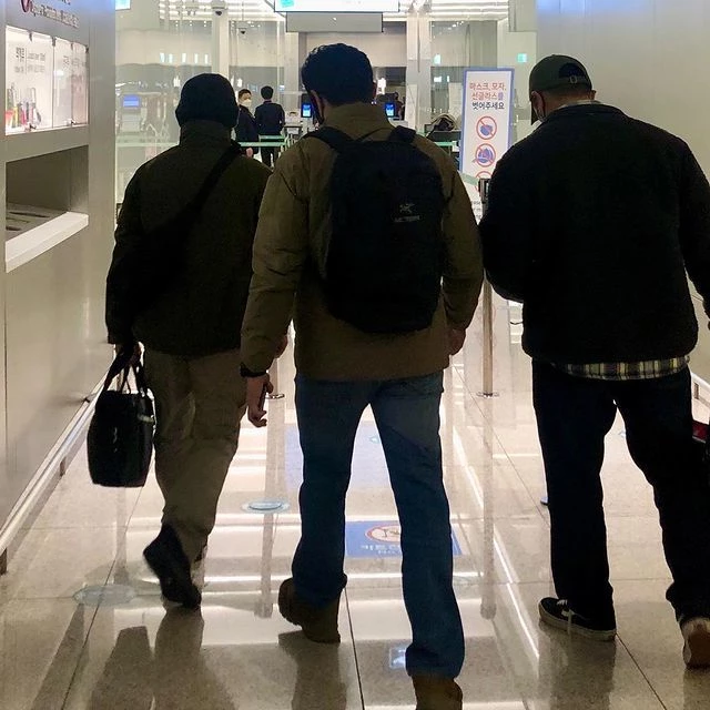팀원들과 우크라이나로 출국 중인 이근 / 이하 이근 인스타그램