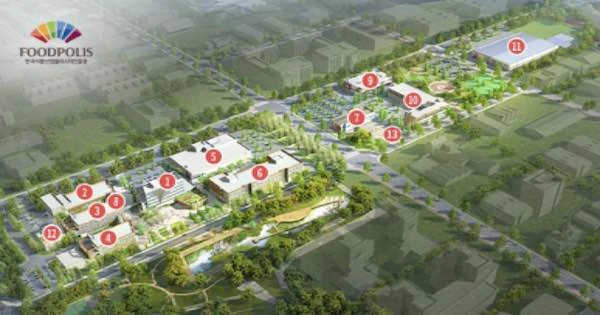 국가식품클러스터 기업지원시설 조감도 / 전북도