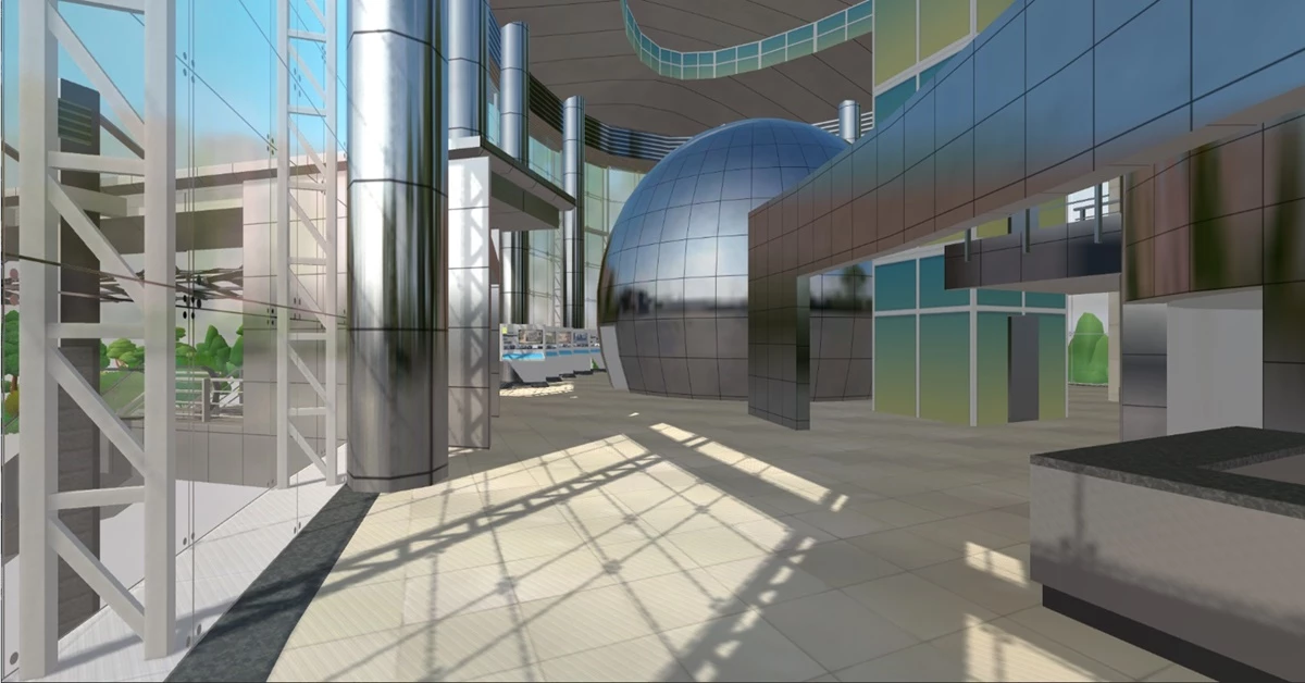 Virtual Park1538 에서 구현된 역사박물관 실내 모습 / 포스코 제공