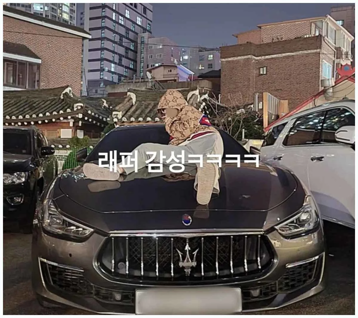킥킥이가 마세라티를 구입했다면서 올린 인증 사진. / 킥킥이 인스타그램