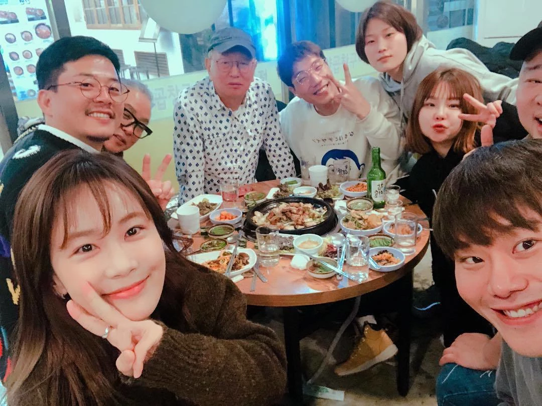 동료들과 함께 즐거운 시간을 보낸 김준호 김지민 / 김지민 인스타그램