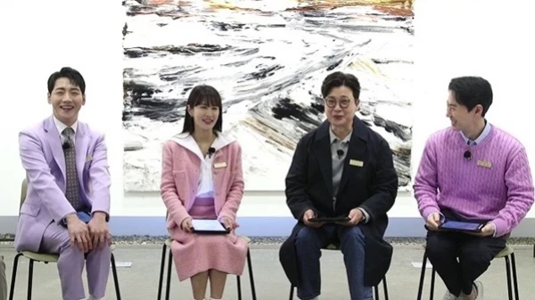 왼쪽부터 박군, 김지민, 김성주, 전진