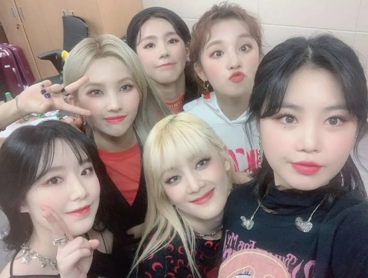 (여자)아이들 인스타그램