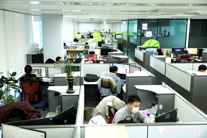 상암동에 위치한 위키트리 사무실 전경