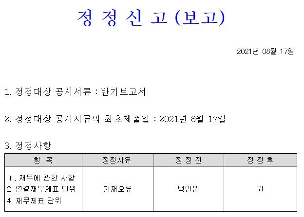 금융감독원 전자공시시스템