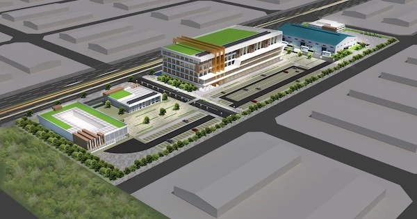 새만금 수산가공 종합단지 조감도 / 군산시