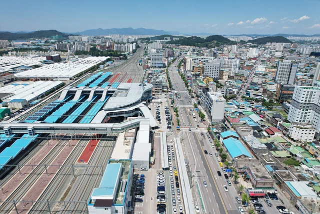 광주송정역 일대 전경