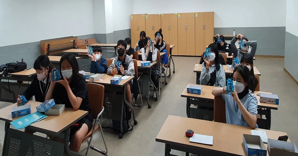 워킹 로봇 완성 / 포항시 제공