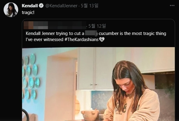 켄달 제너 트위터