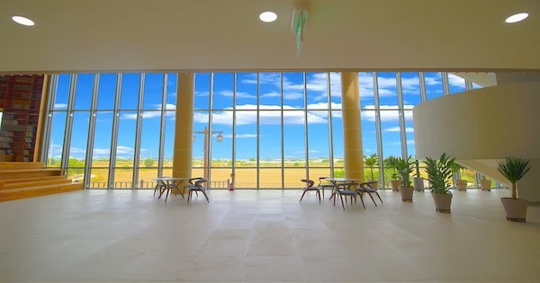 백제왕궁박물관 가상체험관 로비 / 익산시