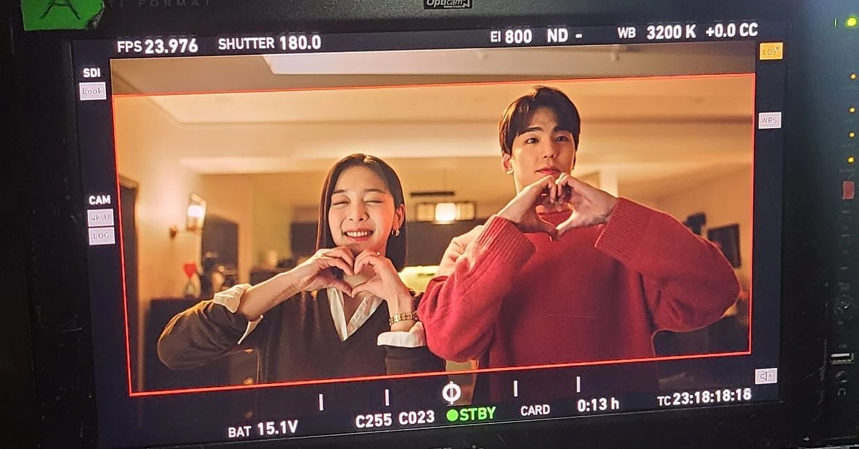 SBS 드라마 '사내맞선'에서 호흡 맞춘 설인아 김민규 / 김민규 인스타그램