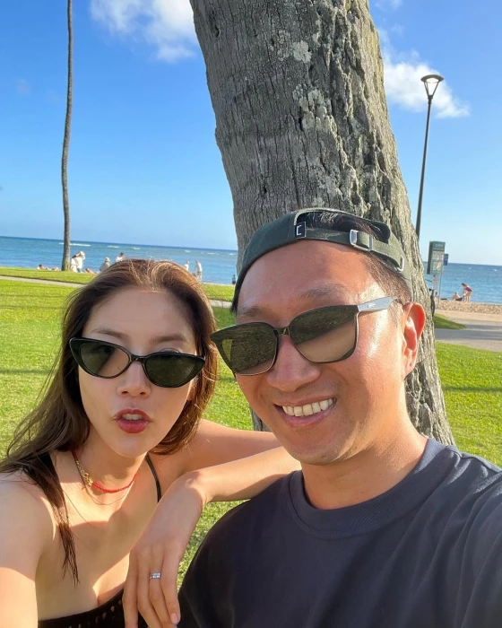 이하 신혼여행 중인 손담비-이규혁 부부 / 이하 손담비 인스타그램