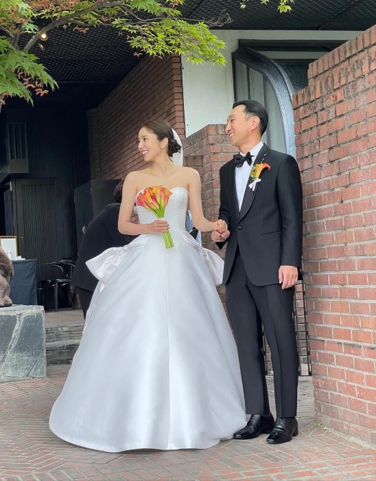 손담비-이규혁 부부 결혼식 당시 모습