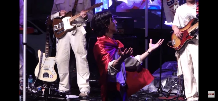 고려대학교 석탑대동제에서 무대를 꾸민 그룹사운드 잔나비