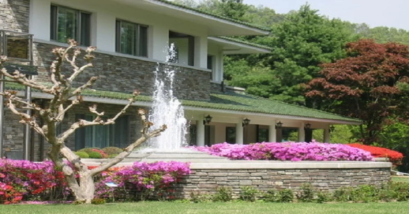 대통령 별장 청남대 모습.