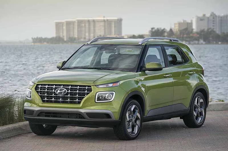 현대자동차 베뉴 현행 모델의 앞모습