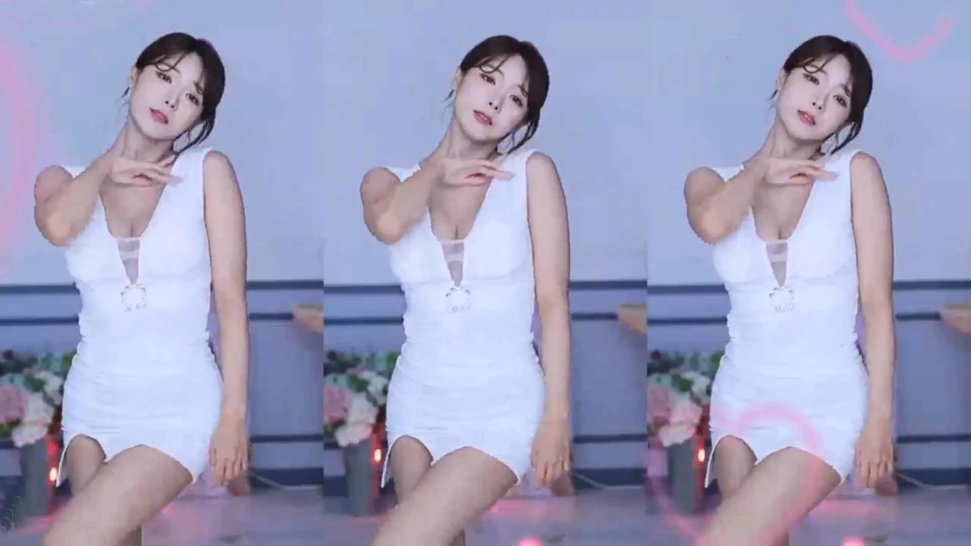 아프리카TV BJ 혜밍이 레이샤의 ‘초콜릿 크림’ 노래에 맞춰 춤을 추고 있다. / 혜밍 아프리카TV 채널 영상 캡처