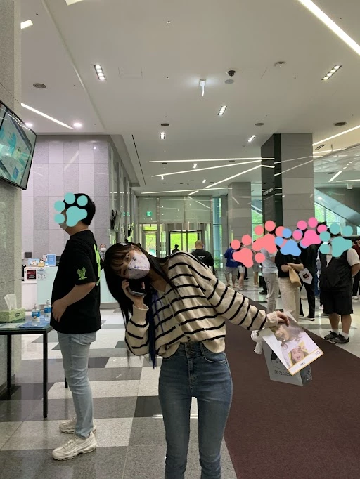 깅예솔 아프리카TV 채널에 올라온 사진.