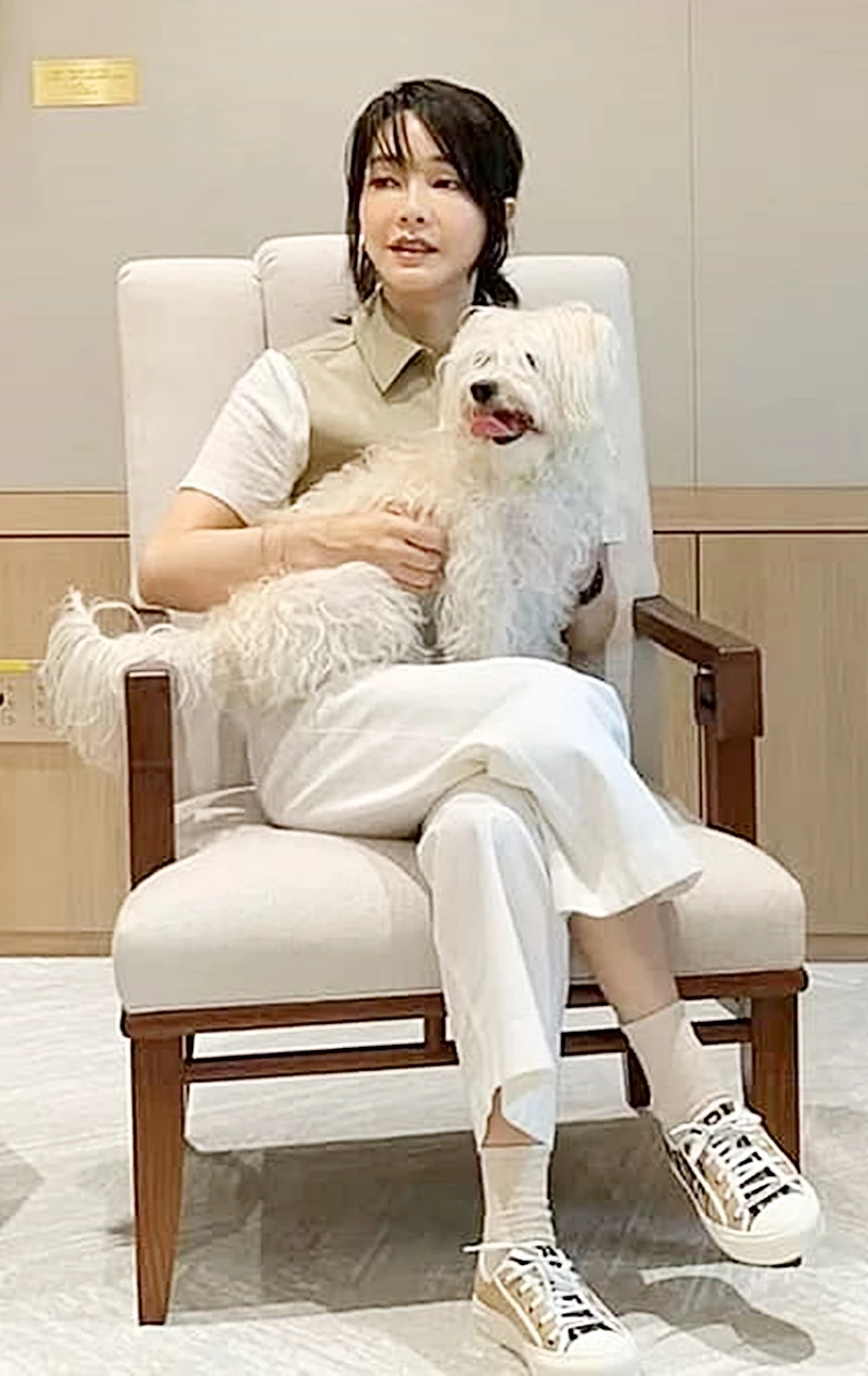 김건희 여사와 반려견