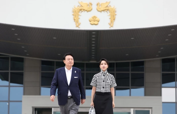 윤석열 대통령과 부인 김건희 여사 / 뉴스1(대통령실 제공)