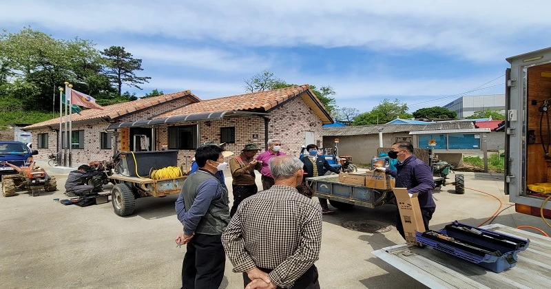 충북 진천군은 농업분야 스타트업 창업교육의 일환으로 귀농‧신규농을 대상 농업기계 안전사용 교육을 실시했다.
