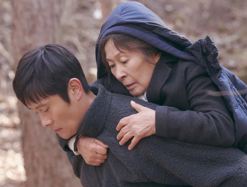 김혜자와 이병헌