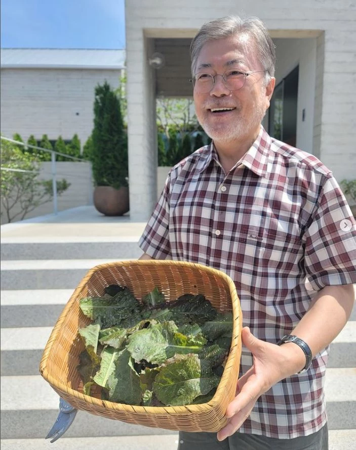 문재인 전 대통령 인스타그램