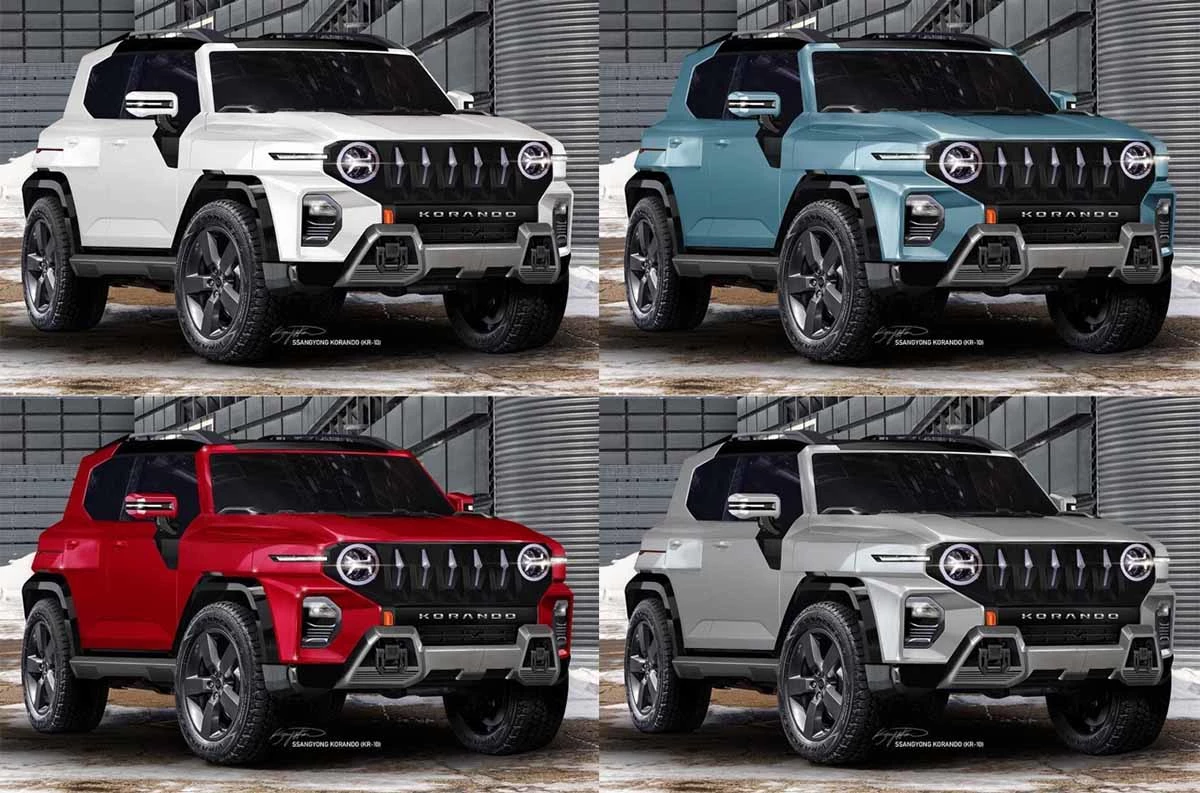 쌍용자동차 'KR10'(프로젝트 이름)의 디자인 예상도=뉴욕맘모스 유튜브 영상 캡처