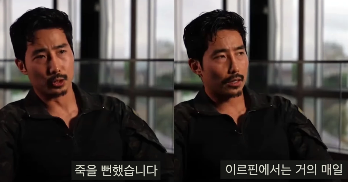 이근 전 해군특수전전단(UDT/SEAL) 대위가 러시아-우크라이나 전쟁의 참상을 알리고 있다. /이하 유튜브 채널 "BBC 뉴스 코리아"