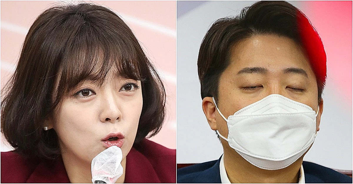 배현진 국민의힘 최고위원, 이준석 국민의힘 대표 / 뉴스1