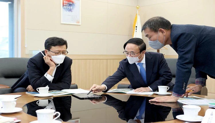 운종교차로 개선 관련 익산지방국토관리청 방문 / 임실군