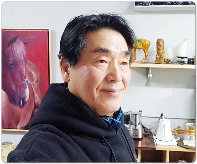 서양화가 강홍순 화백