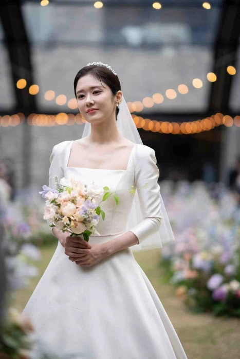 지난 26일 서울 서초구 보넬리가든에서 결혼식을 올린 장나라 / 라원문화 제공
