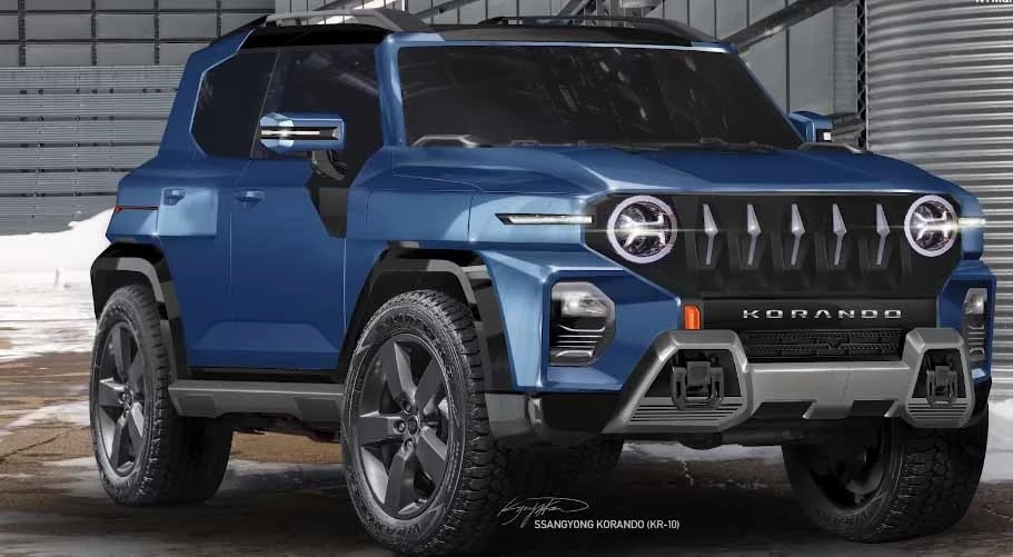 쌍용자동차 'KR10'(프로젝트 이름)의 디자인 예상도=뉴욕맘모스 유튜브 영상 캡처