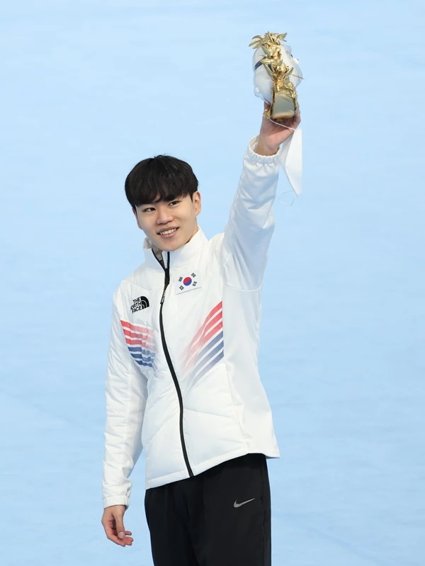 '2022 베이징동계올림픽' 남자 1500m에서 동메달을 딴 김민석