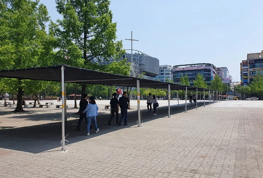 일산문화공원 안심 그늘막 / 이하 고양시청