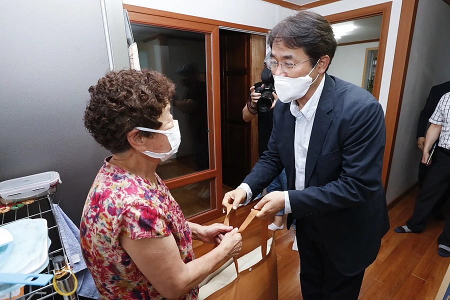 이동환 고양특례시장 폭염대비 취약 계층 현장 방문