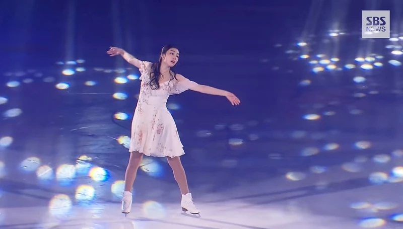 2018 올댓스케이트 아이스쇼 당시 김연아 / 이하 유튜브, 'SBS 뉴스'