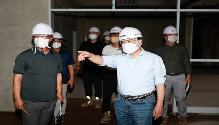 군산 동산중 현장방문 / 전북교육청