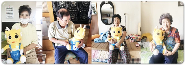 장성군이 독거노인을 대상으로 인공지능(AI) 말동무 인형 지원사업을 추진한다.