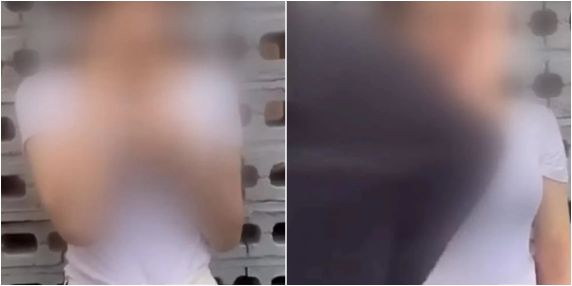 피해 학생이 눈물을 흘리자 가해 학생이 뺨을 때리는 모습 / 온라인 커뮤니티